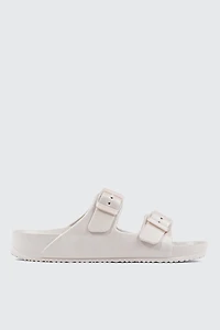 Double Band Slide Sandals