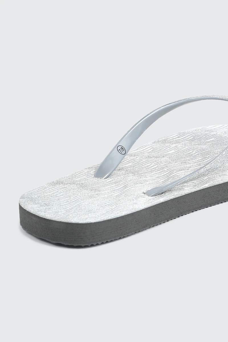 Glittery Flip Flops