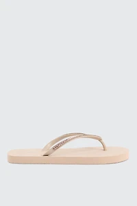 Rhinestone Straps Flip Flops