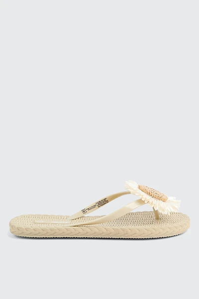 Jelly Floral Flip Flops