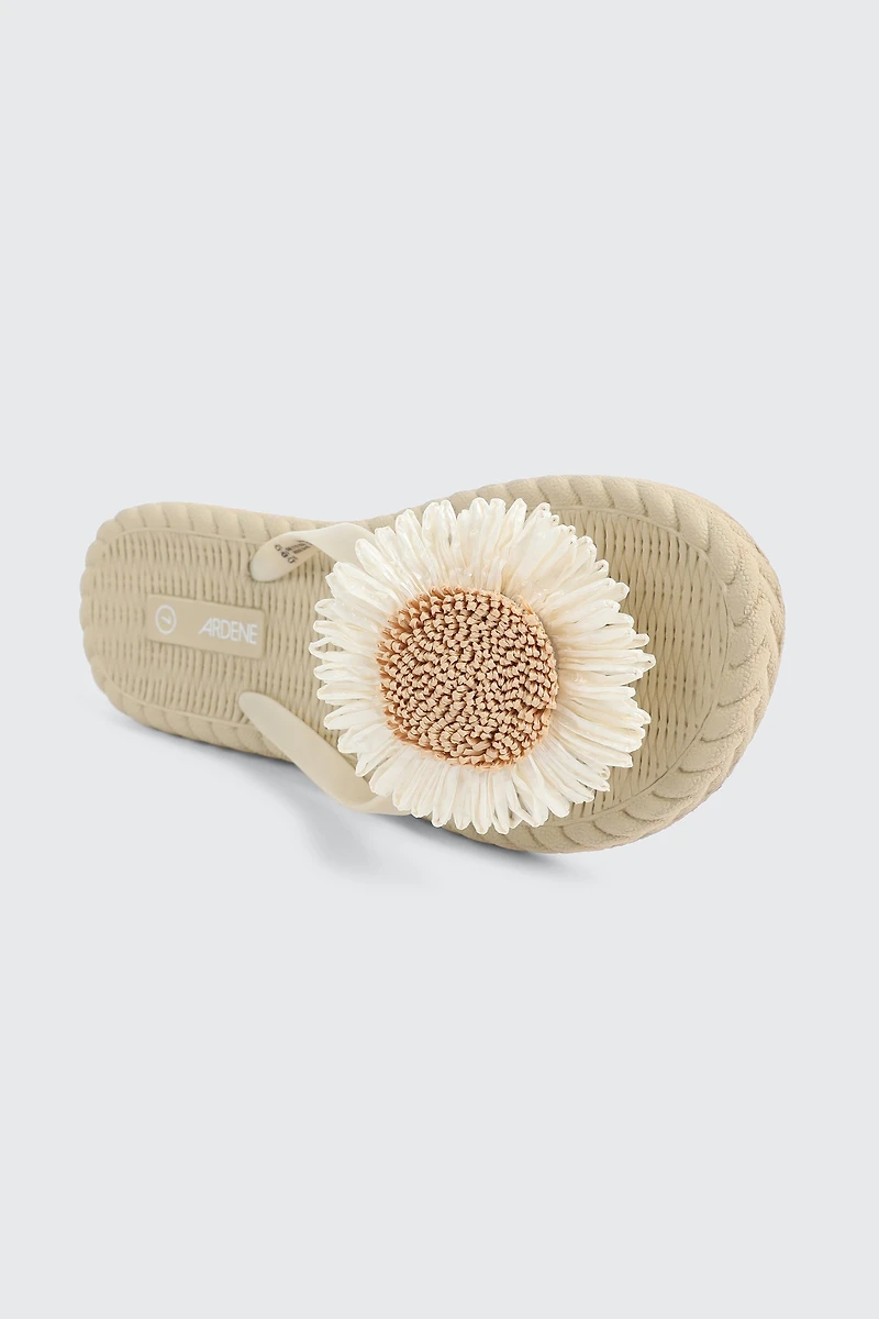 Jelly Floral Flip Flops