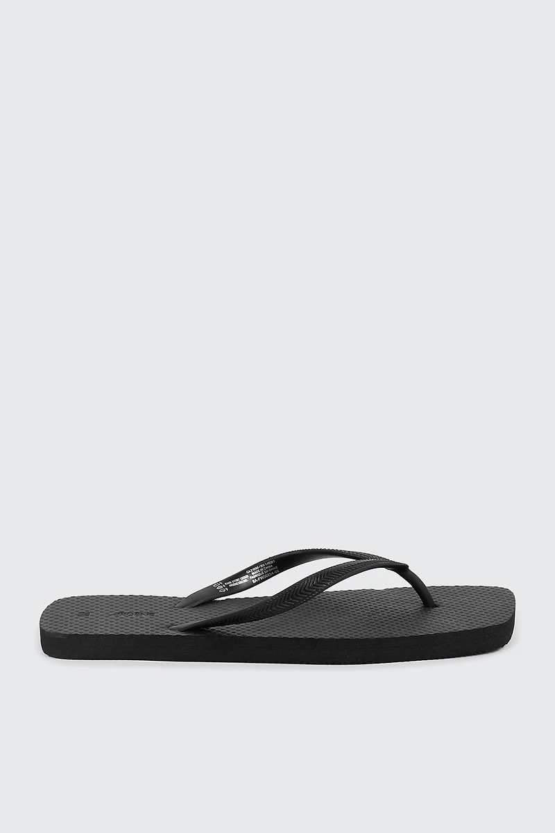 Minimal Square Toe Flip Flops