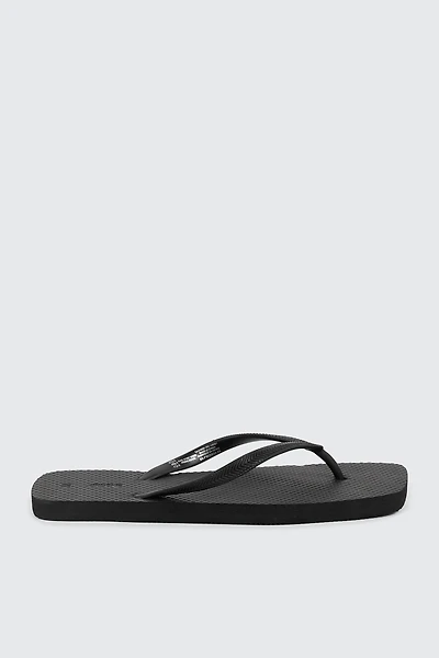 Minimal Square Toe Flip Flops