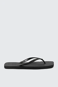 Minimal Square Toe Flip Flops