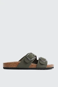 Double Buckle Sandals