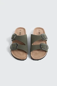 Double Buckle Sandals