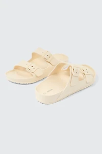 Two-Strap Slide Sandals