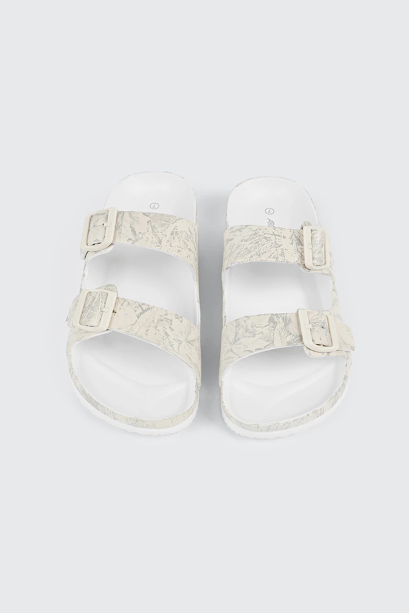 Sandales à glissière double bride