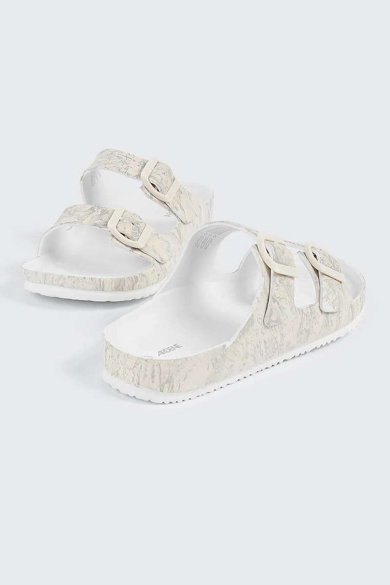 Two-Strap Slide Sandals