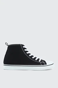 High Top Toe Cap Sneakers
