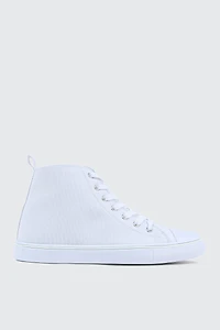High Top Toe Cap Sneakers