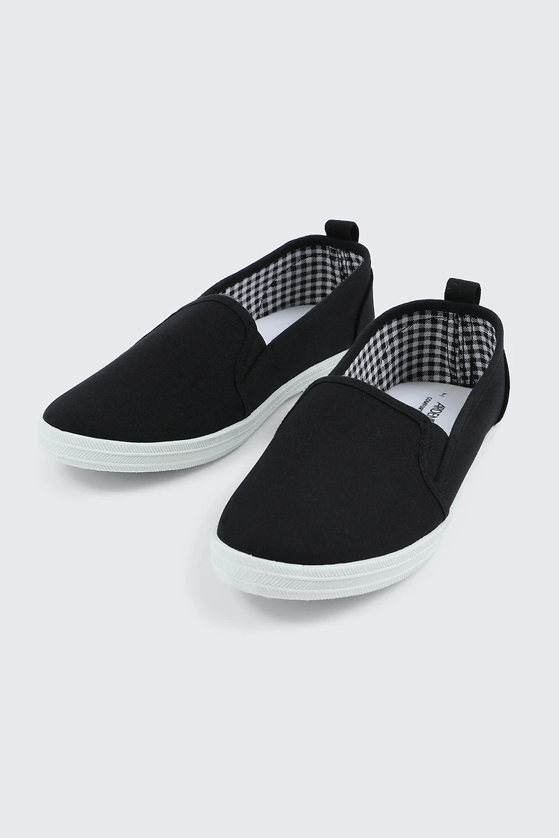 Canvas Slip On Sneakers