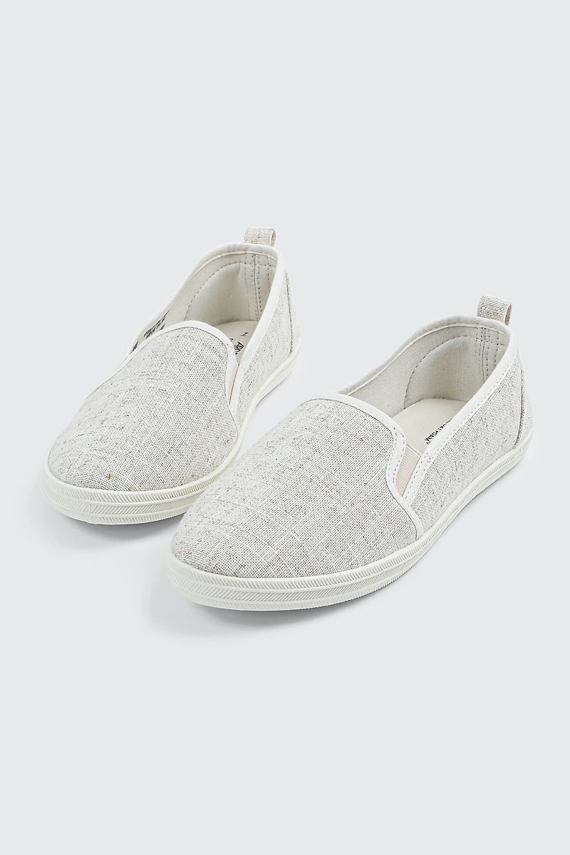 Espadrilles à enfiler en toile