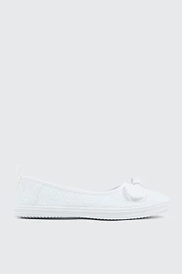 Slip On Sneakers with Bow
