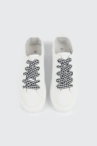 Canvas Lace Up Sneakers