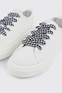 Canvas Lace Up Sneakers