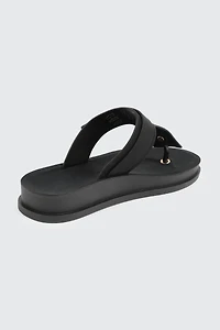 Round Toe T Strap Sandals