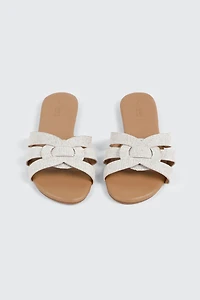 Sandales à bride tressée