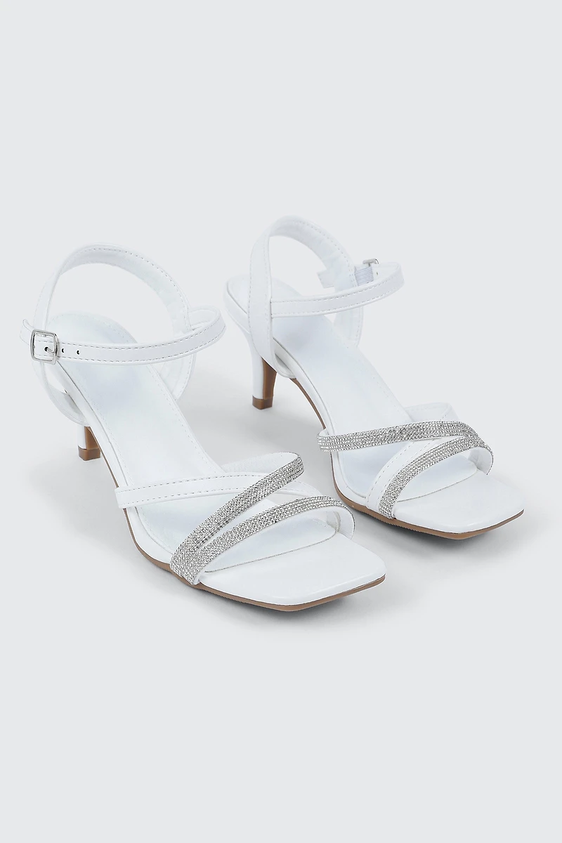 Slingback Kitten Heel Sandals