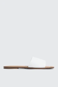 Square Toe Slide Sandals