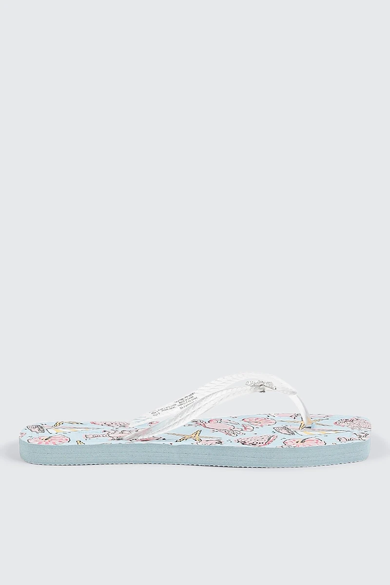 Starfish Charm Flip Flops