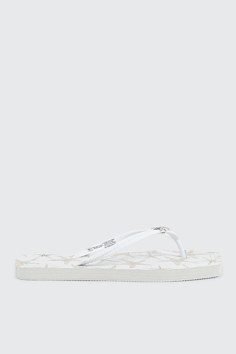 Starfish Charm Flip Flops