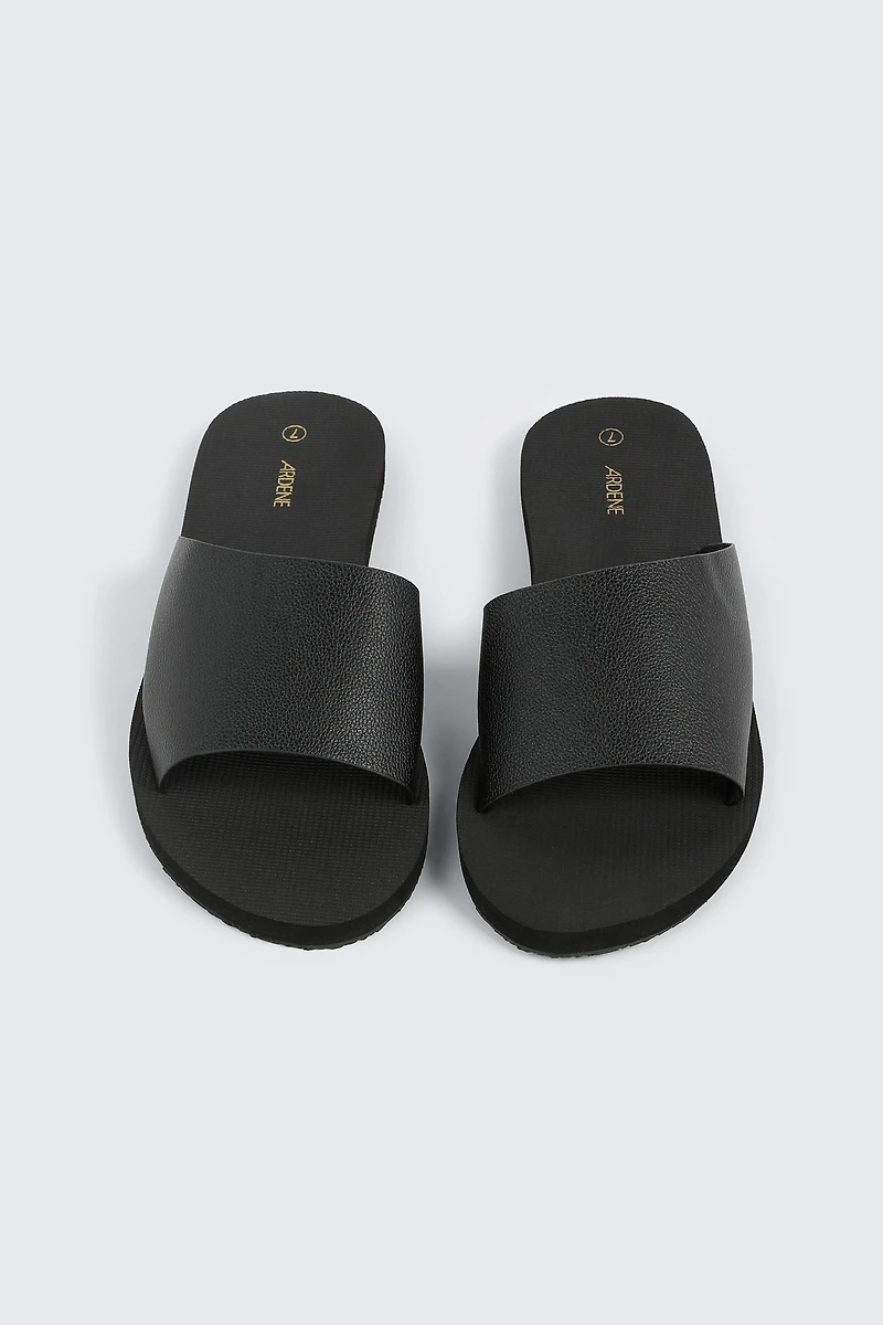 Faux Leather Sport Sandals