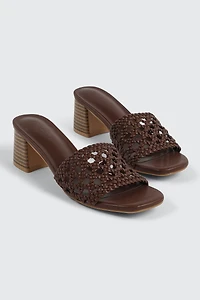 Block Heel Mules