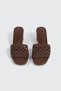 Block Heel Mules