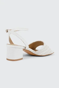 Square Toe Block Heel Sandals