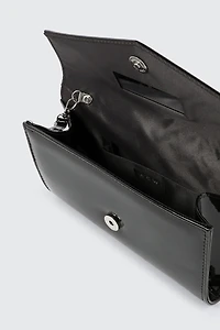 Sac de soirée en faux cuir verni