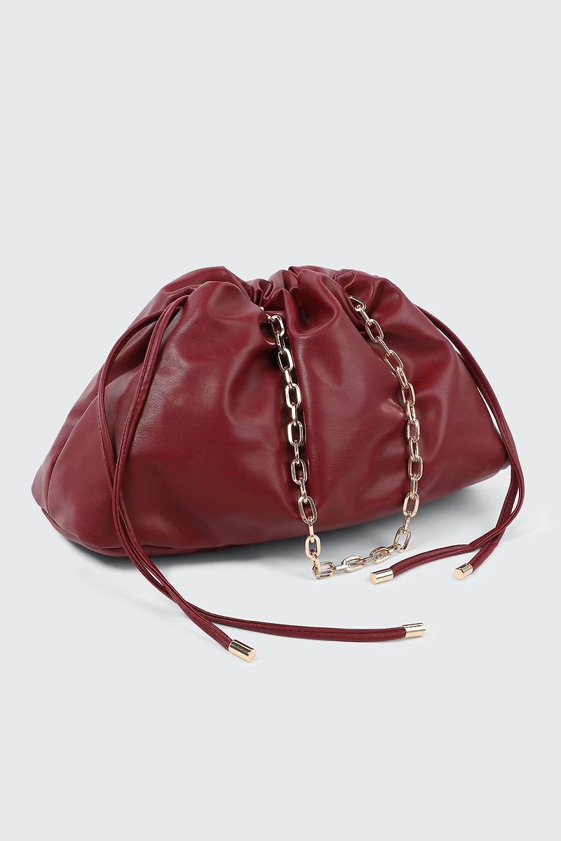 Sac d'épaule en faux cuir