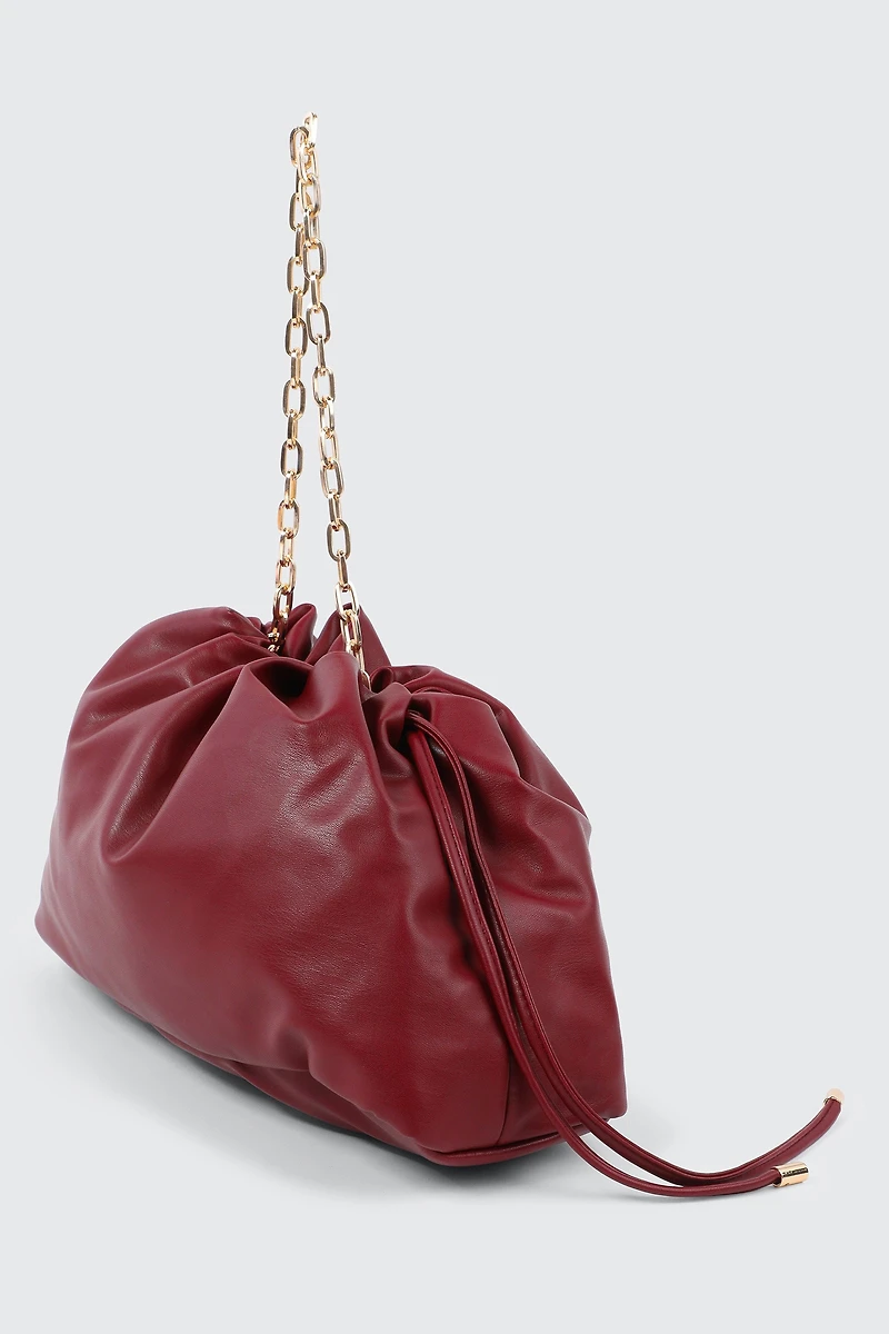 Sac d'épaule en faux cuir