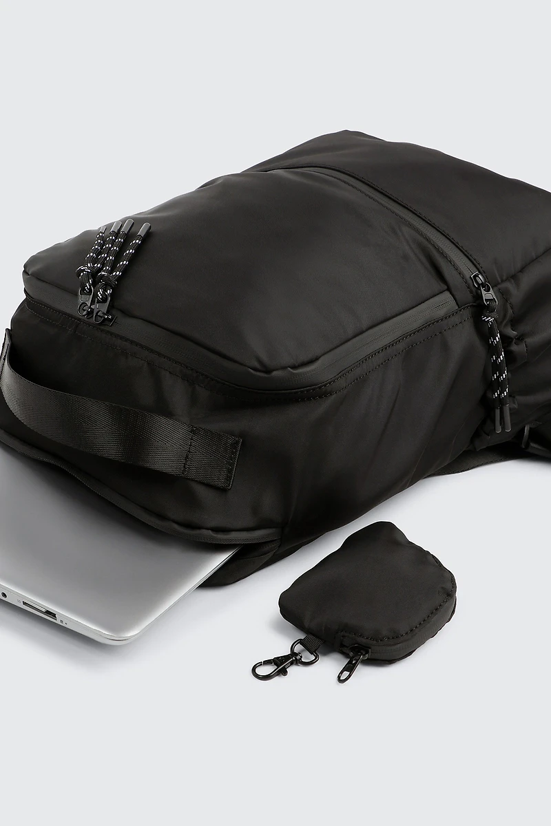 Nylon Backpack with Coin Purse