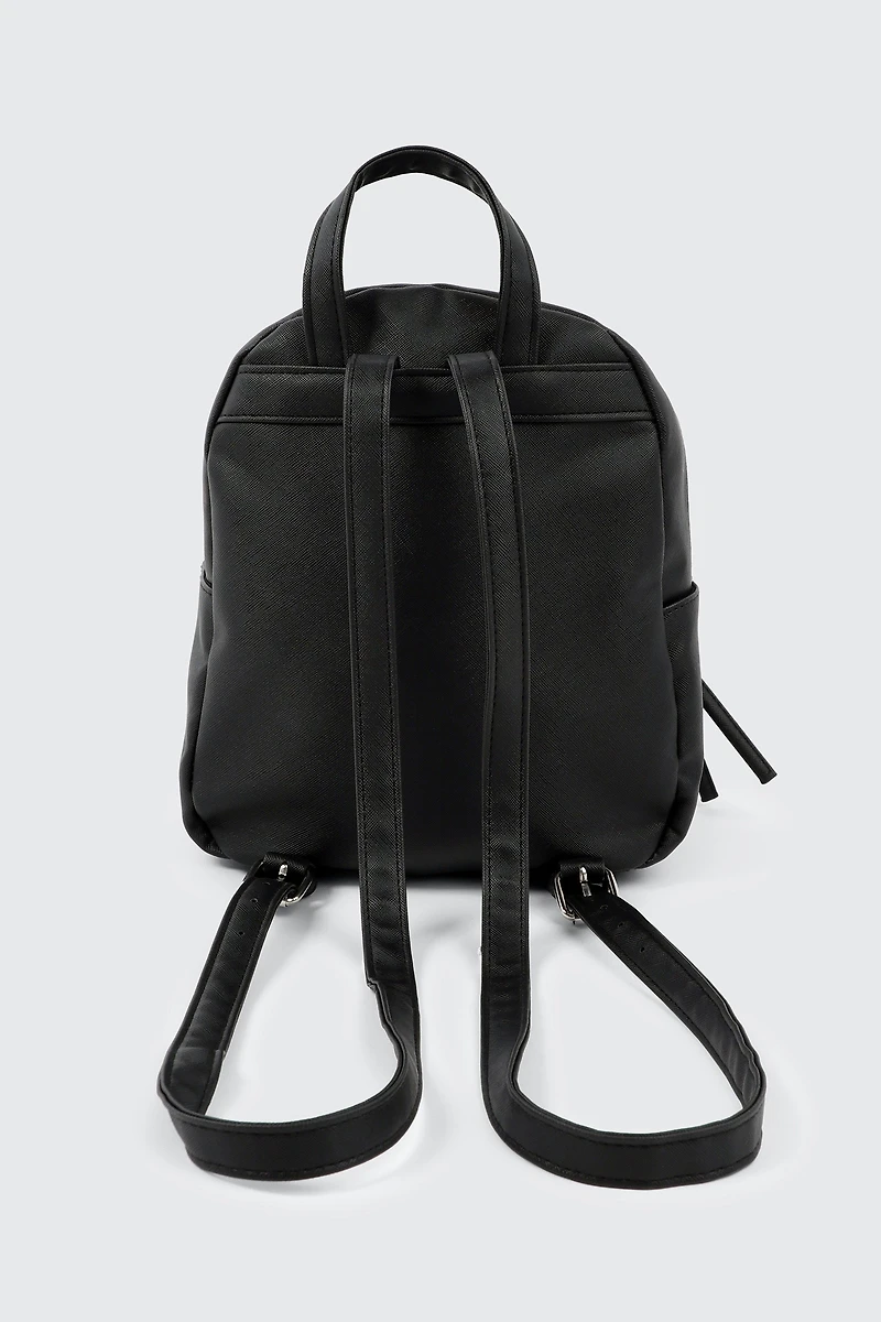Faux Leather Backpack