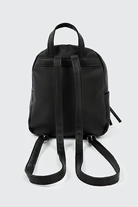 Faux Leather Backpack
