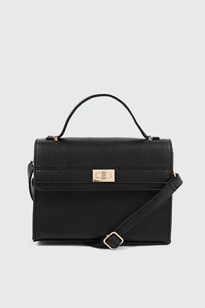 Faux leather Square Handbag