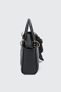 Small Tote Bag with Bow Detail