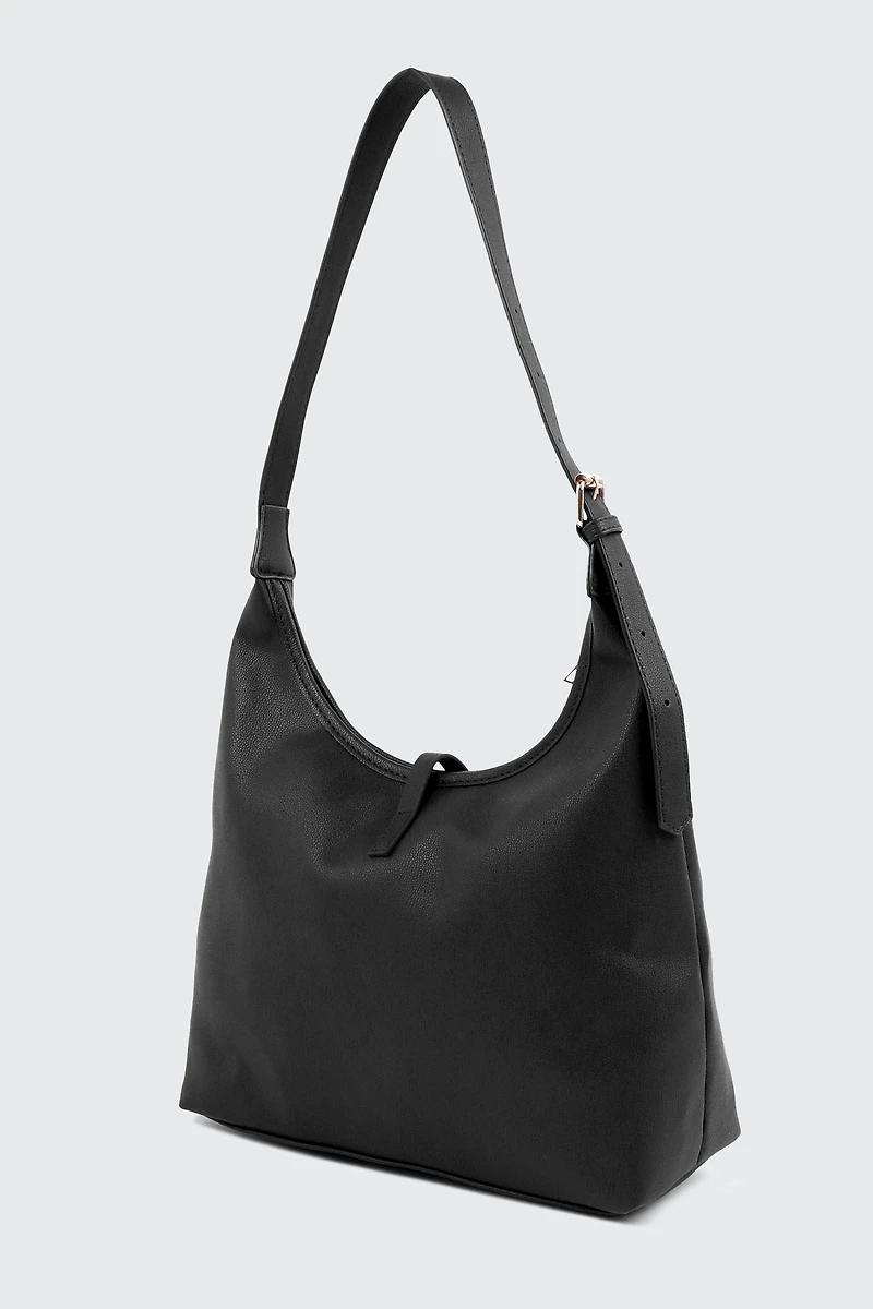 Large Faux Leather Tote Bag