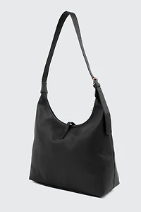 Large Faux Leather Tote Bag