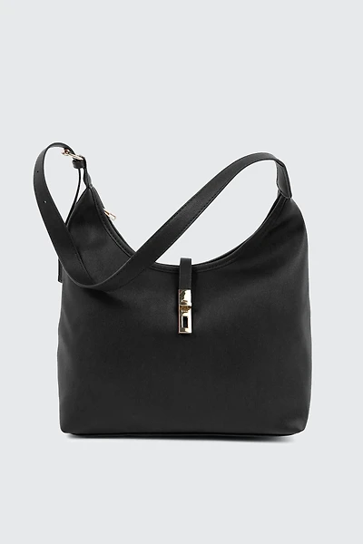 Large Faux Leather Tote Bag