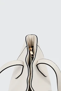 Minimalist Faux Leather Tote Bag