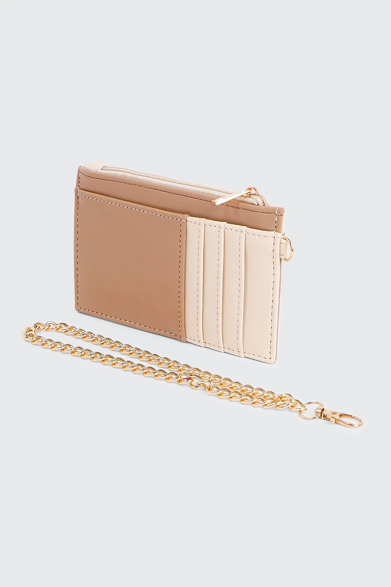 Porte-cartes en faux cuir