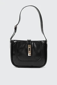 Turn Lock Shoulder Bag