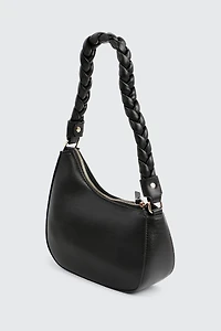 Sac baguette à anse tressée