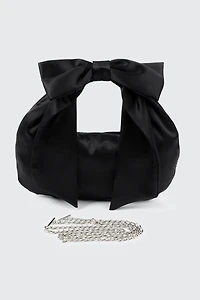 Satin Bow Handbag