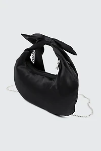 Satin Bow Handbag