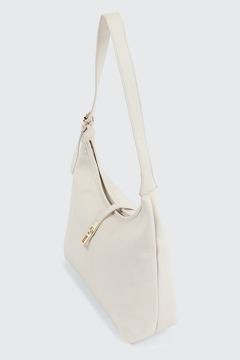 Large Faux Leather Tote Bag