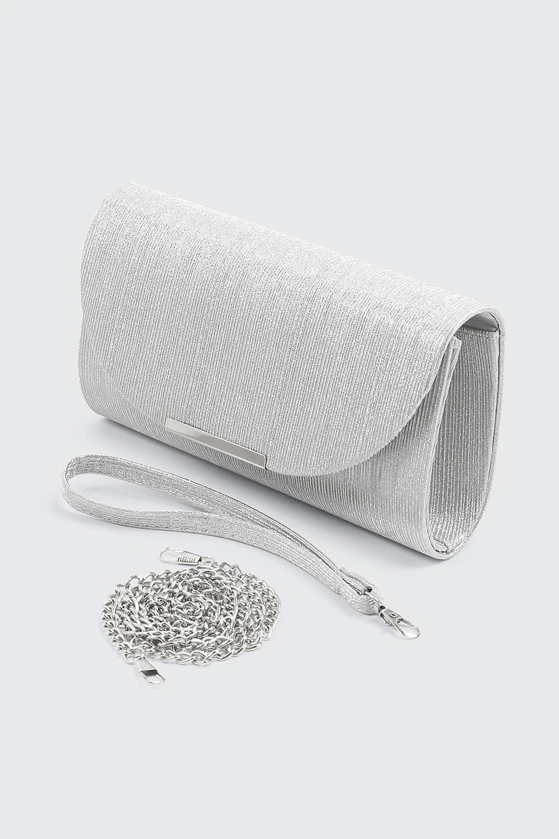 Shiny Envelope Clutch