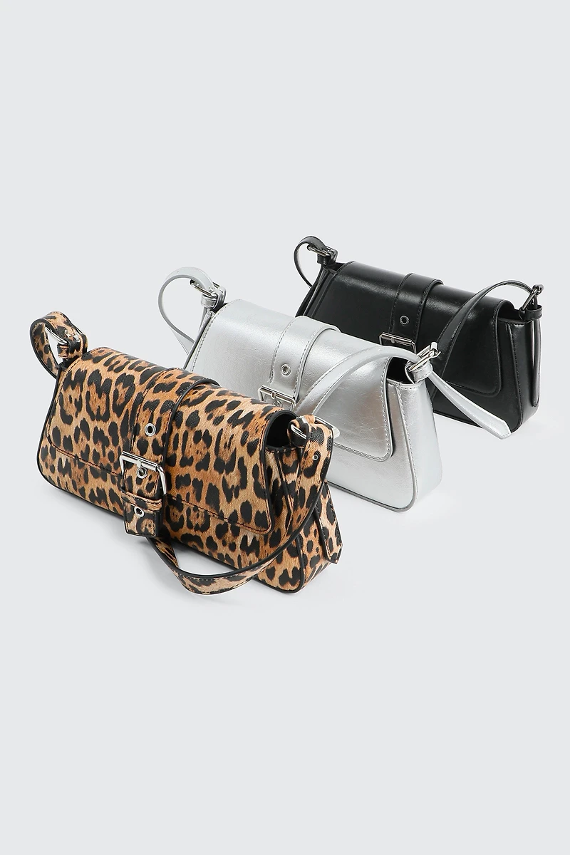 Shoulder Bag with Buckle